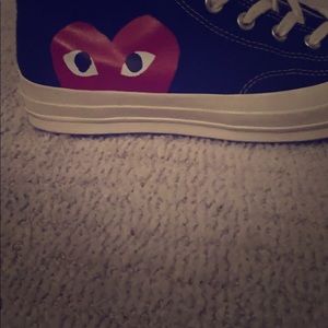 Comme des garçon high top converses